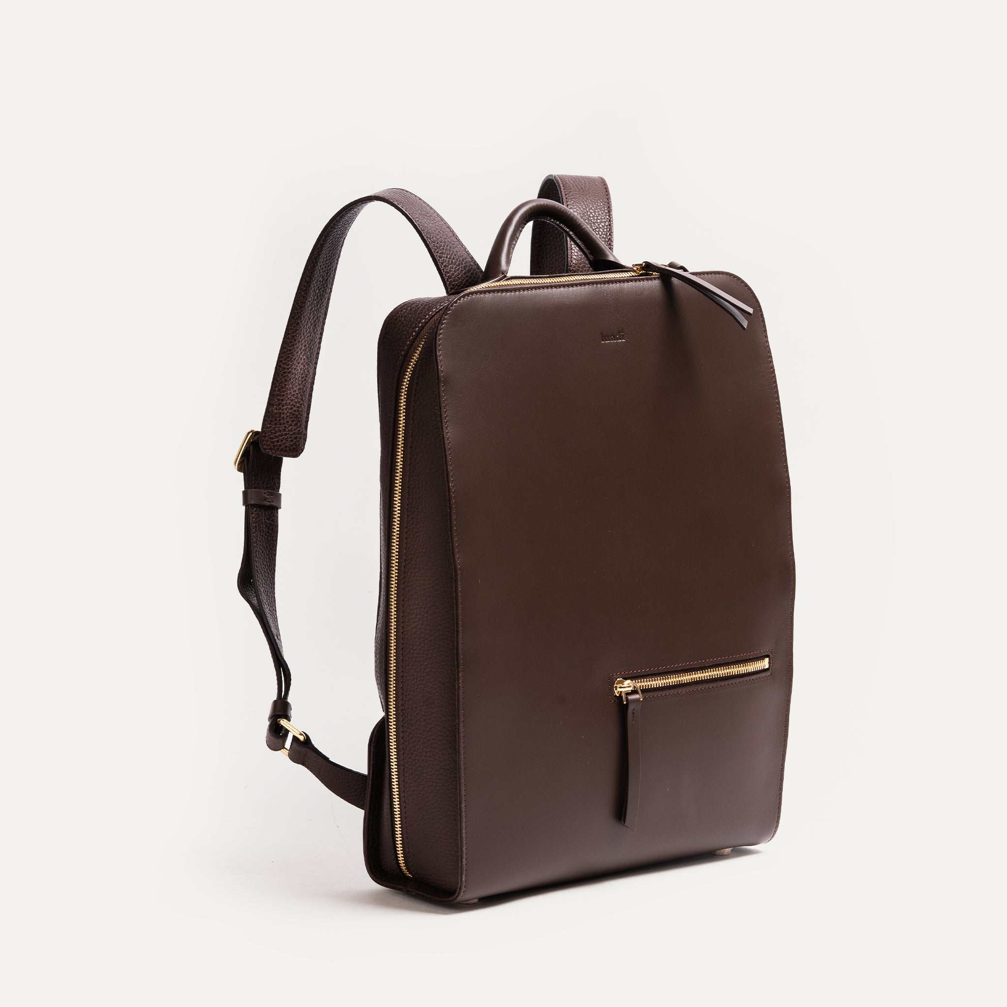 lundi Leather Backpack | Chiara Chestnut