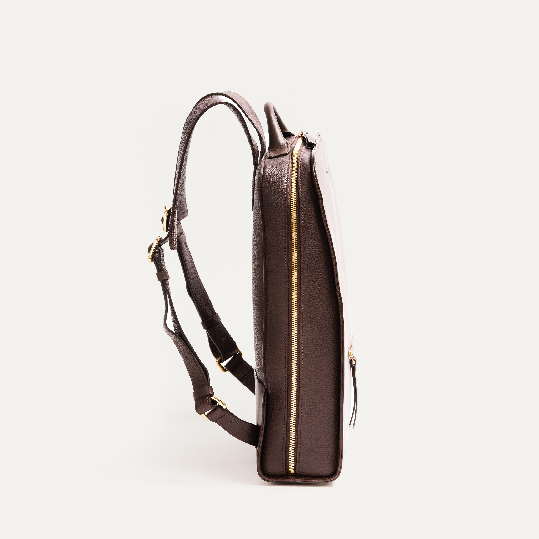 lundi Leather Backpack | Chiara Chestnut