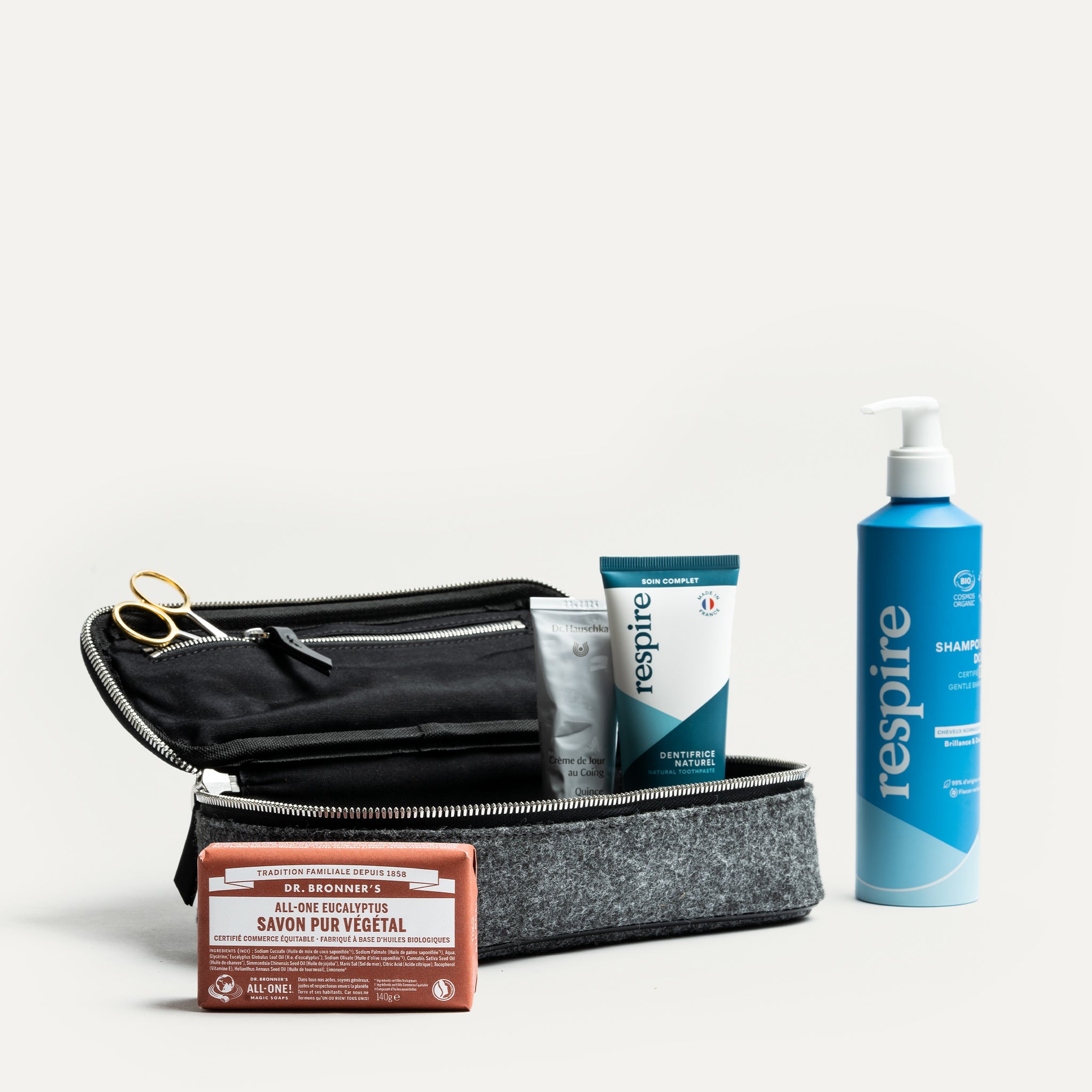 Trousse de toilette cuir pour homme