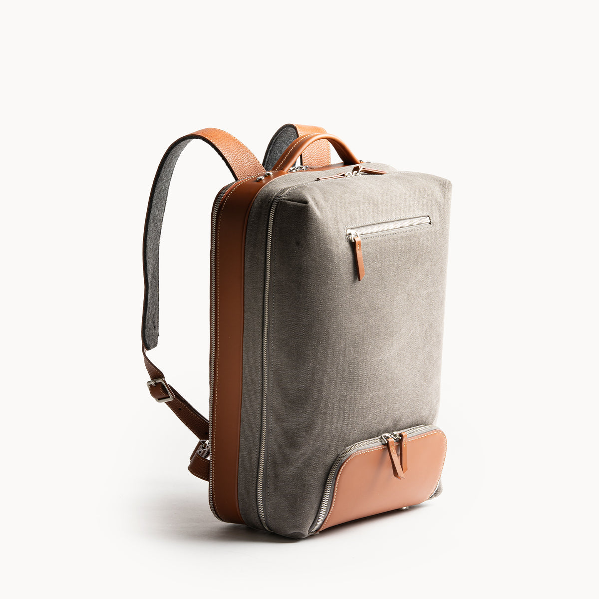 Sac à Dos Unisexe En Toile Vintage - Taille Moyenne, Couleur Gris - Idéal Pour L'extérieur Et Les Voyages