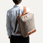 Sac à dos luxe homme en cuir, parfait pour un look professionnel et transporter ses affaires de travail