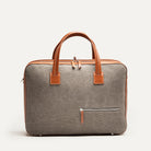Sac cuir homme et toile