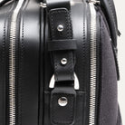 Sac à bandoulière homme en toile et cuir noir