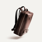 Sac à dos homme tendance en cuir marron