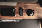 Sous main, modèle LILIO en cuir noir, ultra élégant pour votre bureau