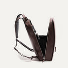 Sac à dos homme avec des compartiments pour ordinateur et accessoires, idéal pour le travail ou les voyages.