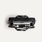 Organisation interne d’un sac homme travail avec poignées renforcées et passant pour trolley, parfait pour les voyages d'affaires.