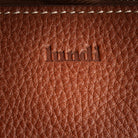 Cuir grainé cognac au tannage végétal