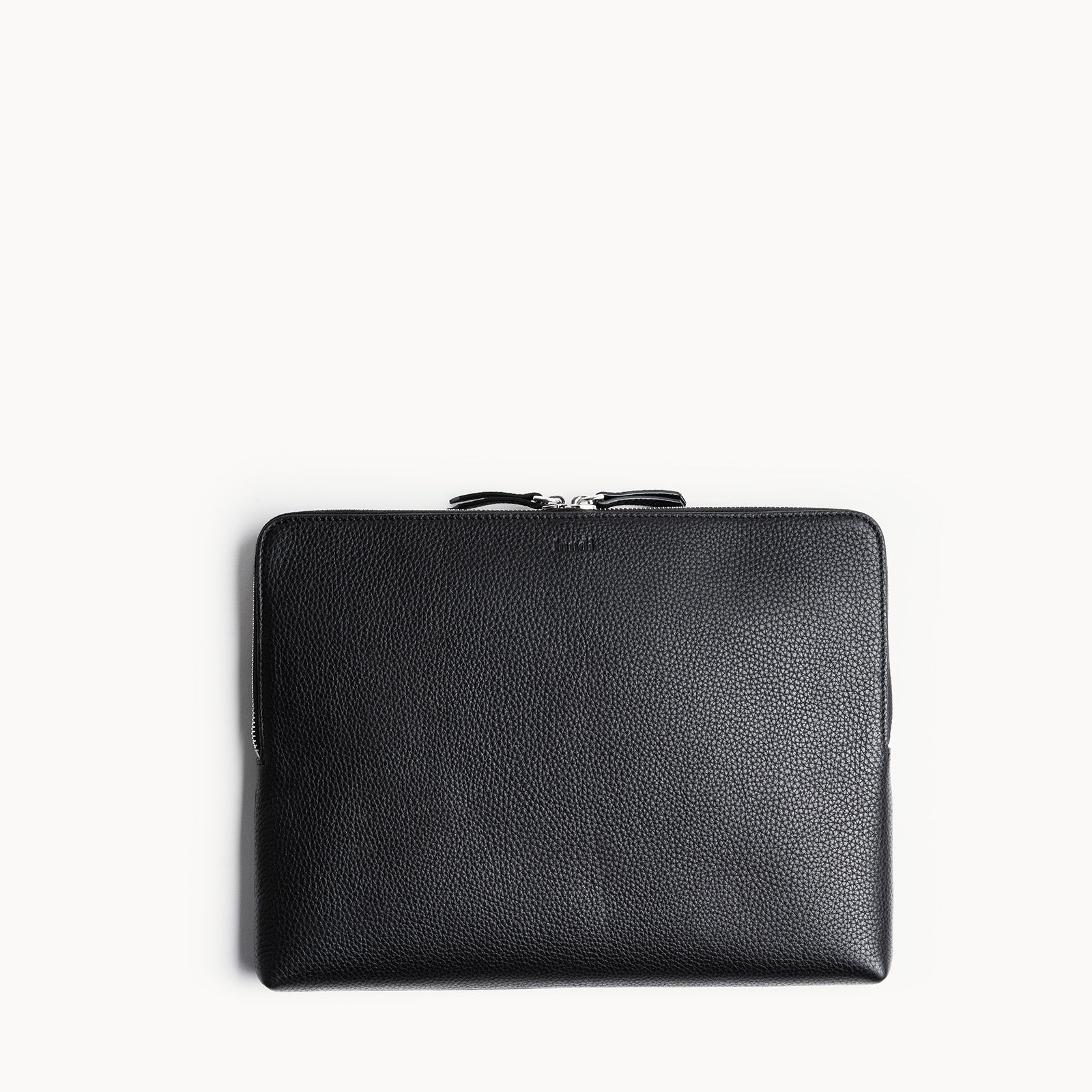 Pochette ordinateur en cuir grainé pour MacBook Air 13 pouces ou Ipad.