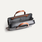 Sac homme travail spacieux avec poche zippée pour documents confidentiels et poche extérieure pratique pour les papiers d'identité.