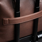 Sac de voyage en cuir compatible avec valise trolley – idéal voyage cabine, homme et femme