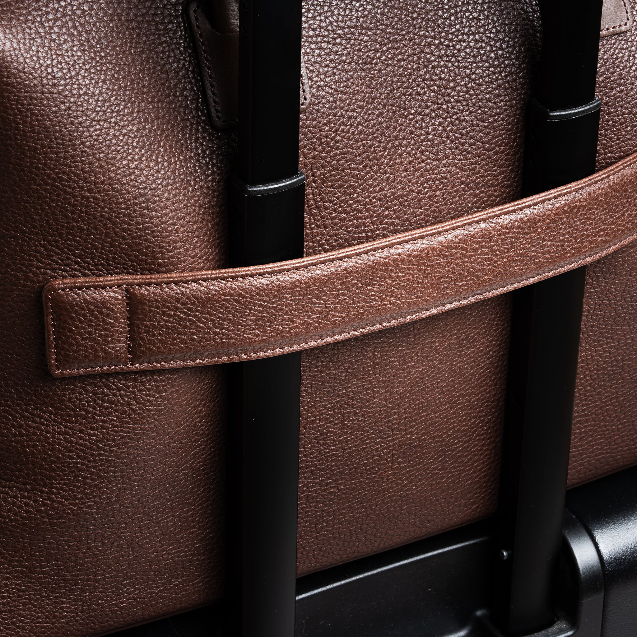 Sac de voyage en cuir compatible avec valise trolley – idéal voyage cabine, homme et femme