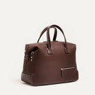 Sac weekender en cuir marron, élégant et fonctionnel – sac de voyage cabine homme ou femme