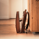 Intérieur d’un sac à dos ordinateur homme, compartiments pratiques et fonctionnels.