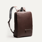 sac à dos homme tendance en cuir marron