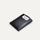 Porte carte cuir avec un rangement pour billet