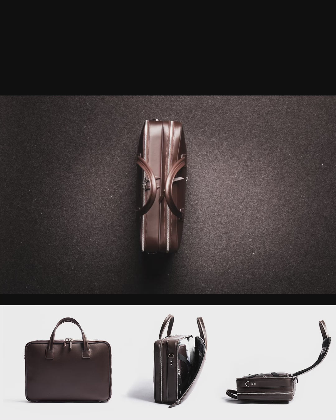 Présentation du sac cuir homme 36 heures pensé par lundi pour un déplacement de 2 jours et 1 nuits.