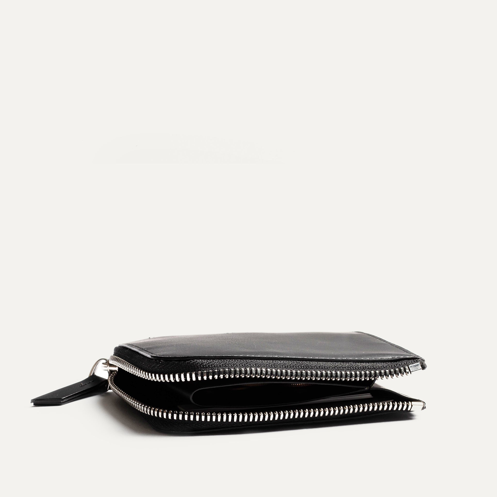 Portefeuille homme cuir - modèle CHARLES par lundi - noir - robuste et élégant