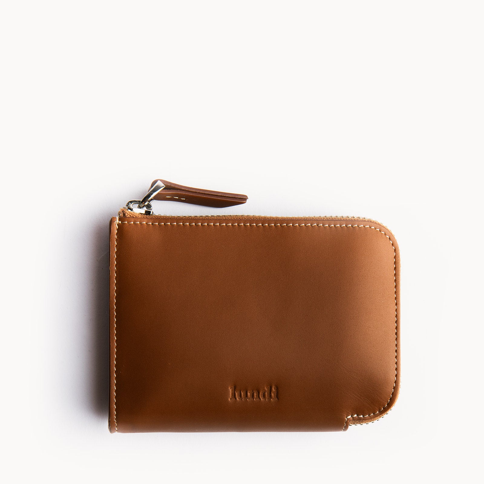 Portefeuille homme cuir cognac - modèle CHARLES - finition haut de gamme