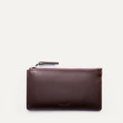 Porte feuille marron en cuir lisse signé par lundi - modèle WINCH.