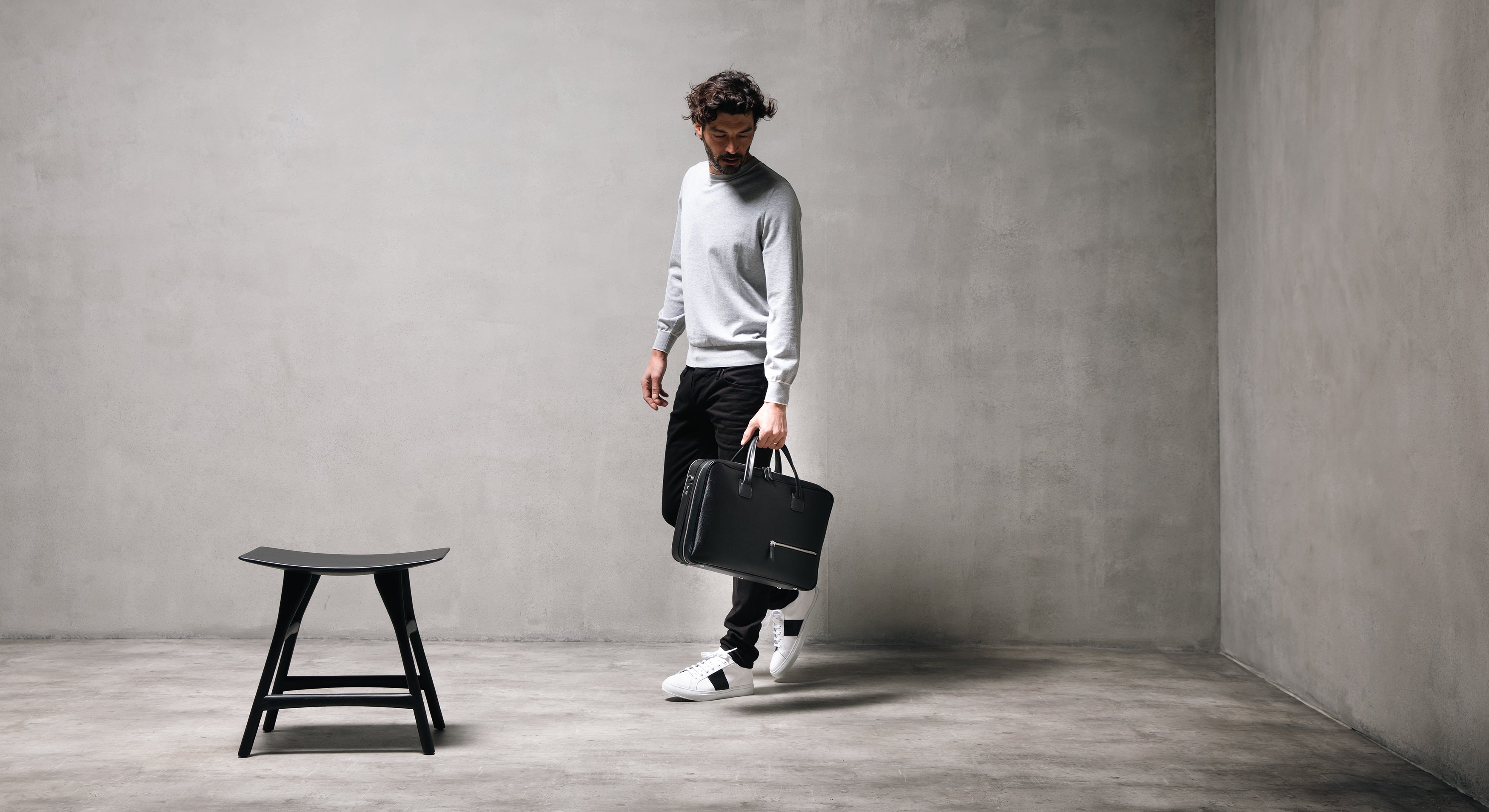 Porte-documents 36 heures en cuir Saffiano | Cardignac