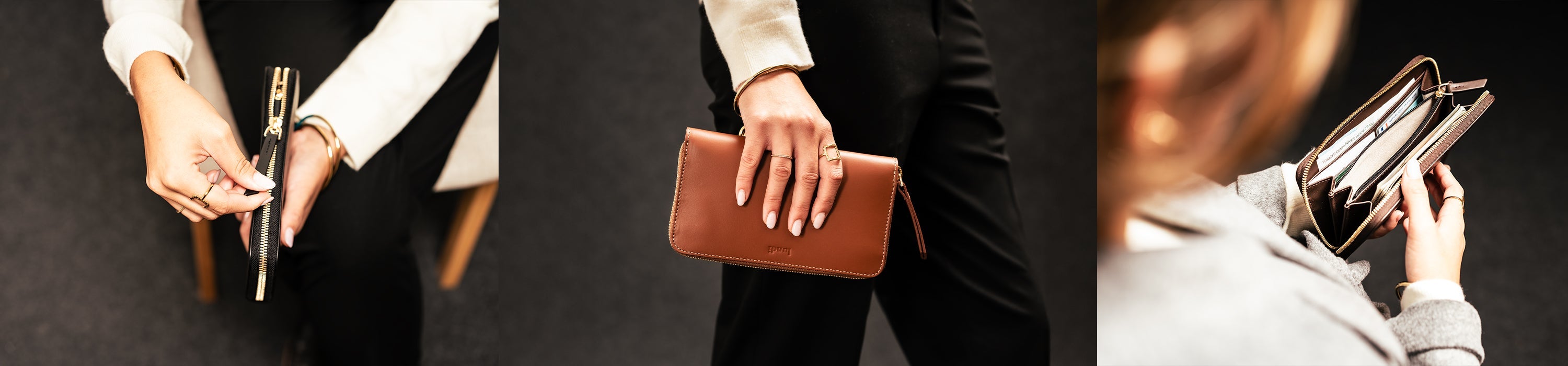 Compagnon en cuir lisse