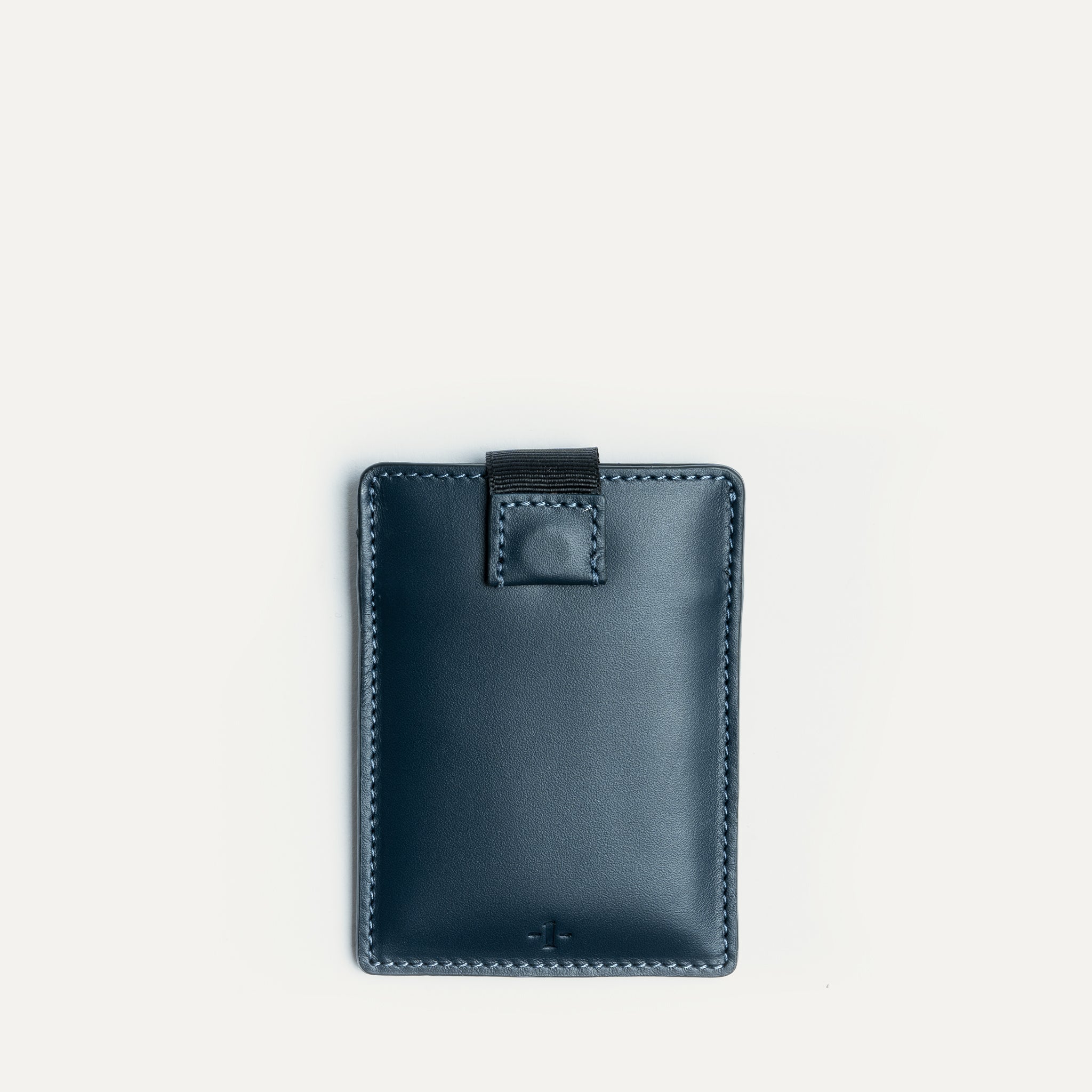 lundi leather card holder | LOUIS Navy