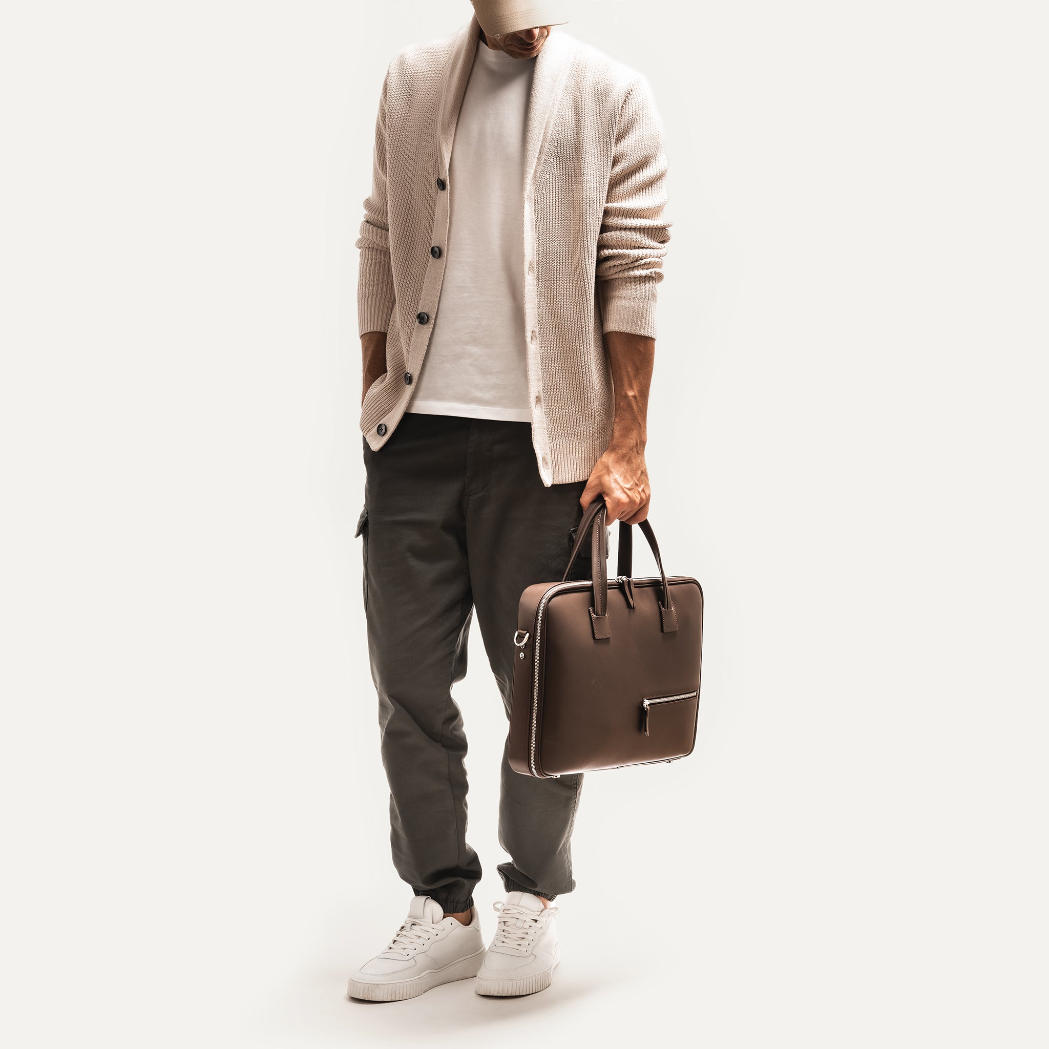 Porte-documents lundi | ALESSANDRO Marron