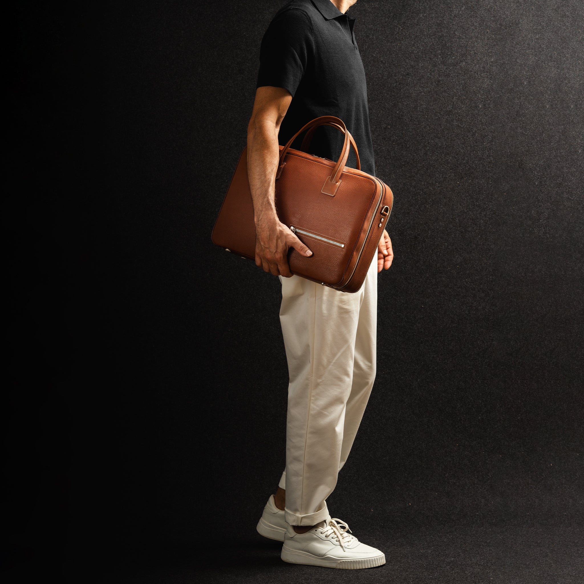 lundi 36-hour Travel bag | TILIO Cognac