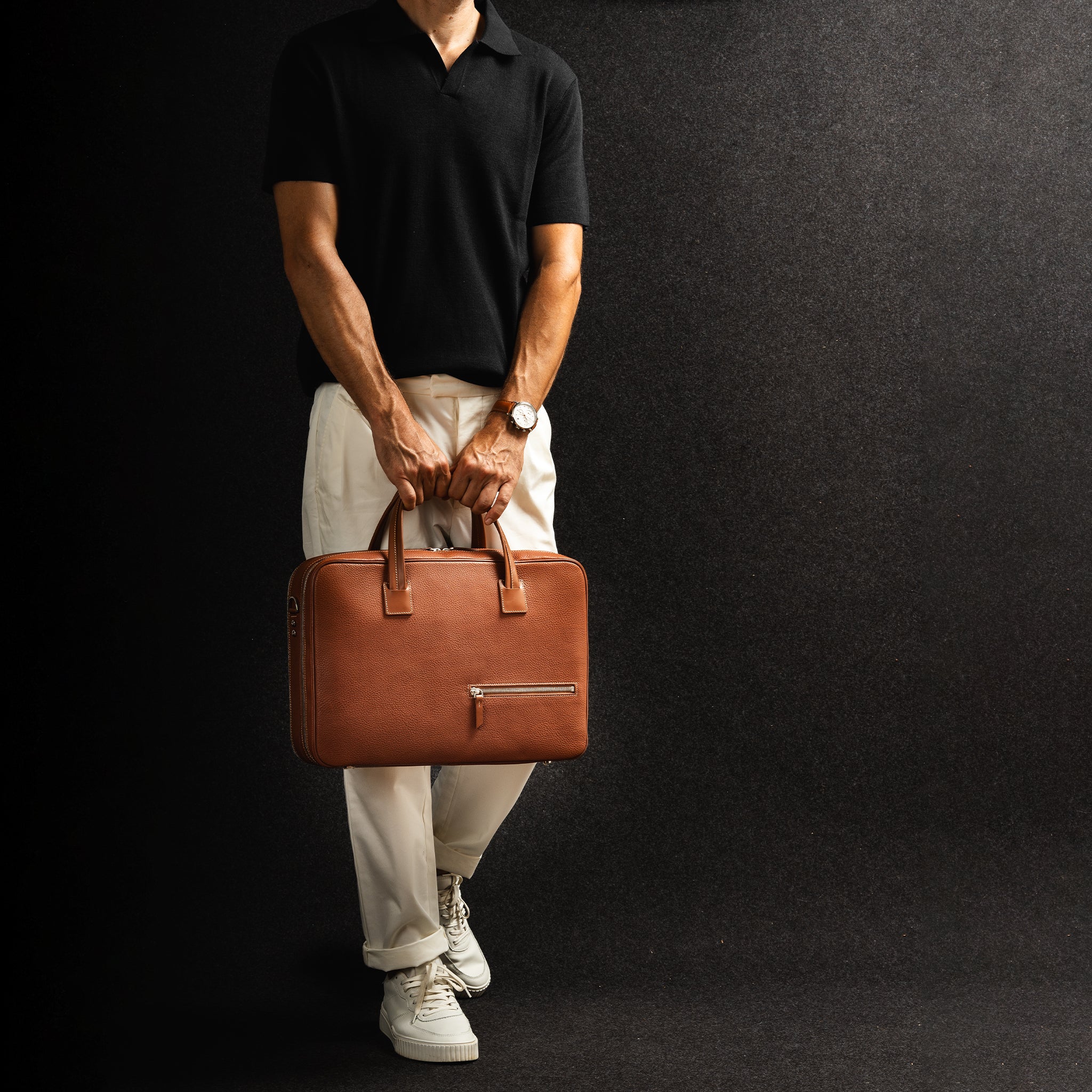 lundi 36-hour Travel bag | TILIO Cognac
