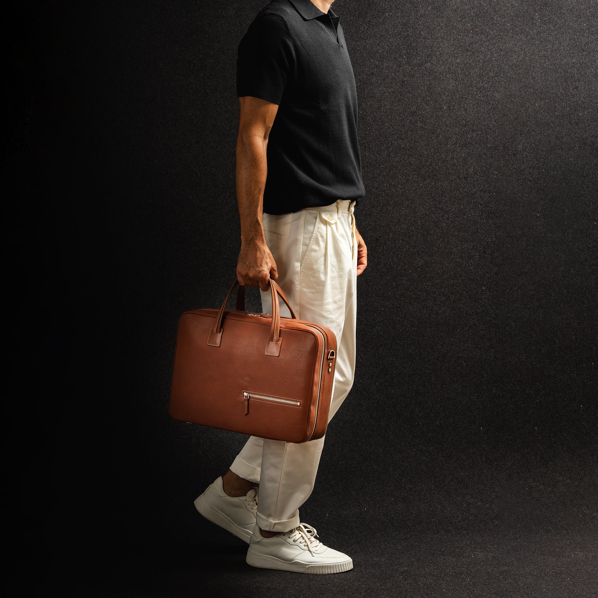lundi 36-hour Travel bag | TILIO Cognac