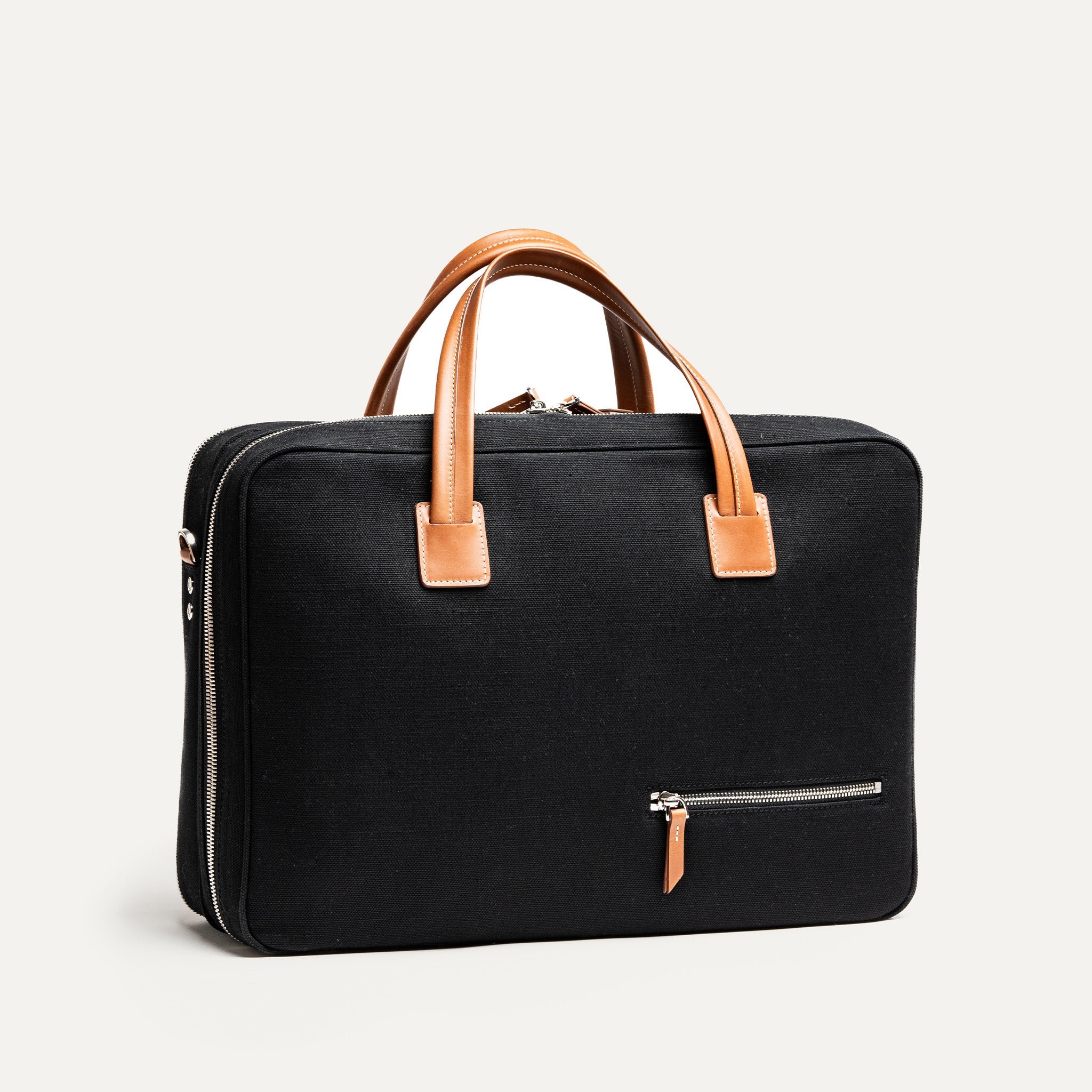 Canvas and leather laptop case for 13, 15 and 17 inch laptops | lundi