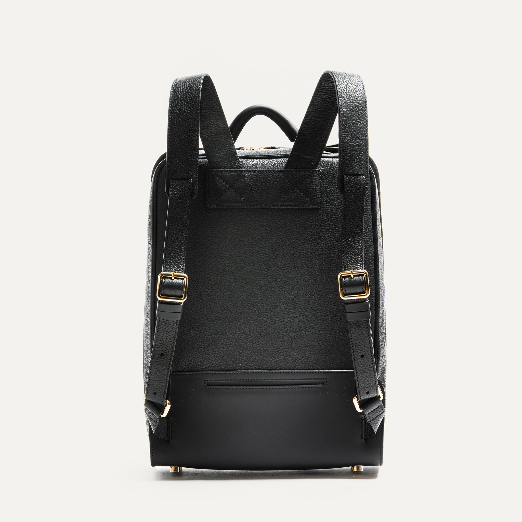 lundi Leather Backpack | Chiara Black