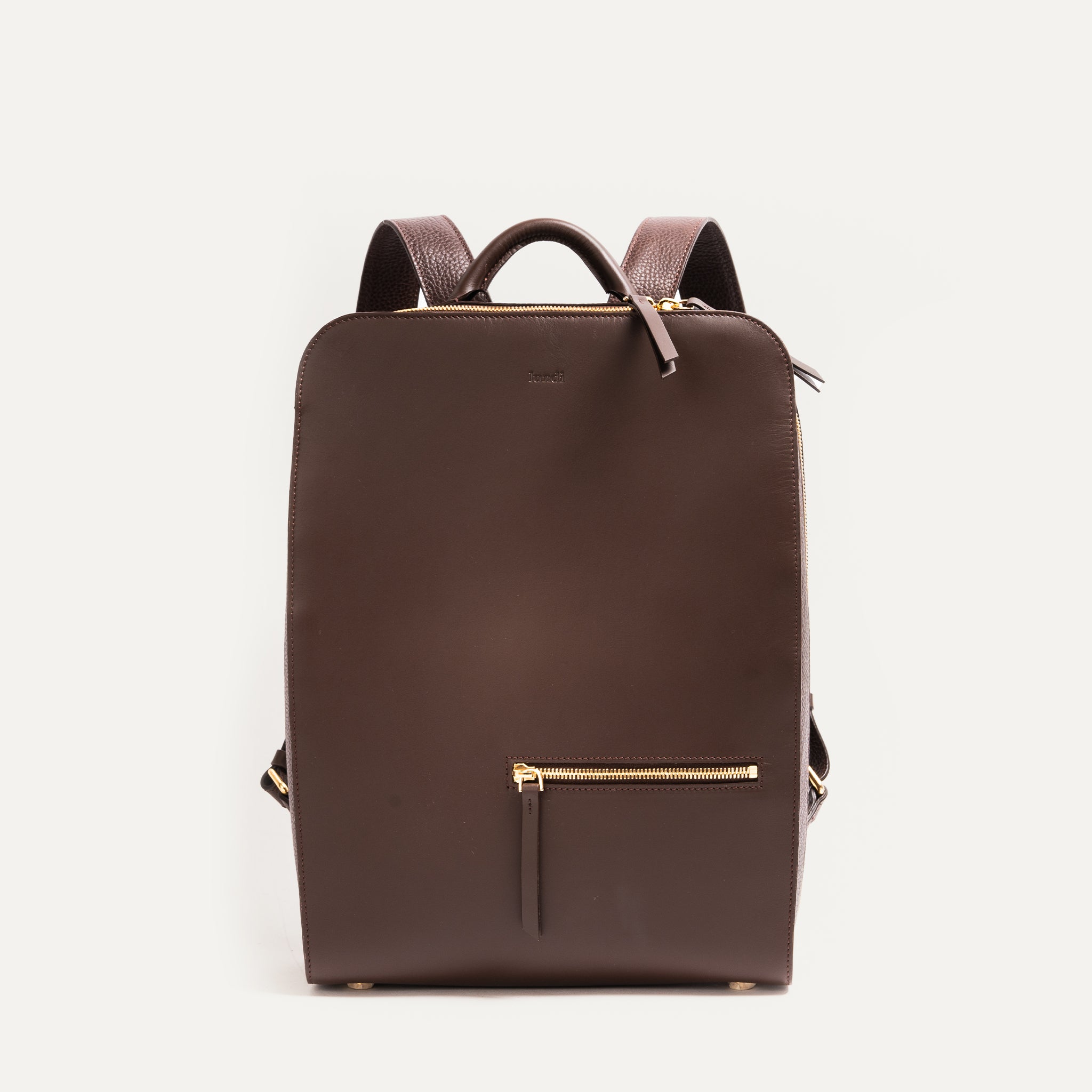 lundi Leather Backpack | Chiara Chestnut