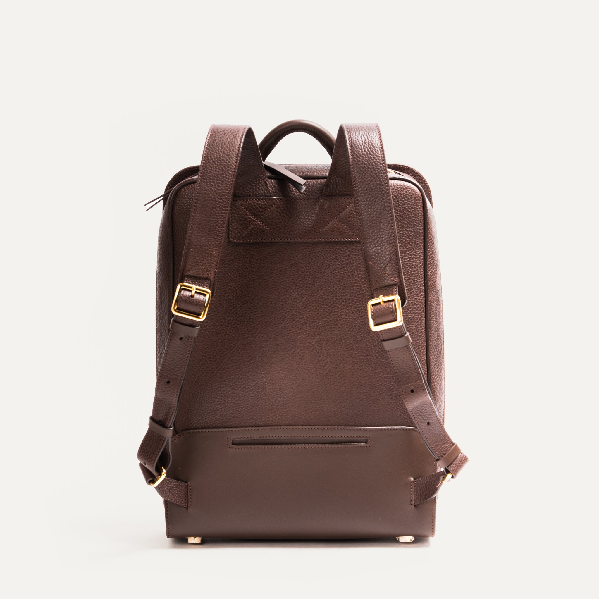 lundi Leather Backpack | Chiara Chestnut