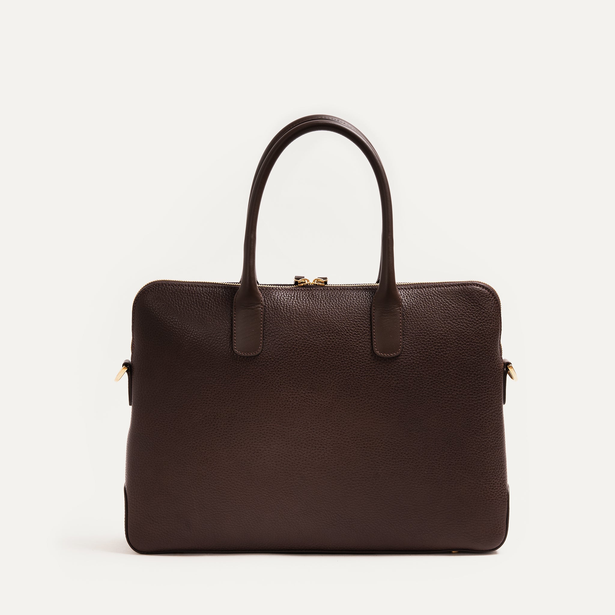 lundi Leather Briefcase | Lena Chestnut