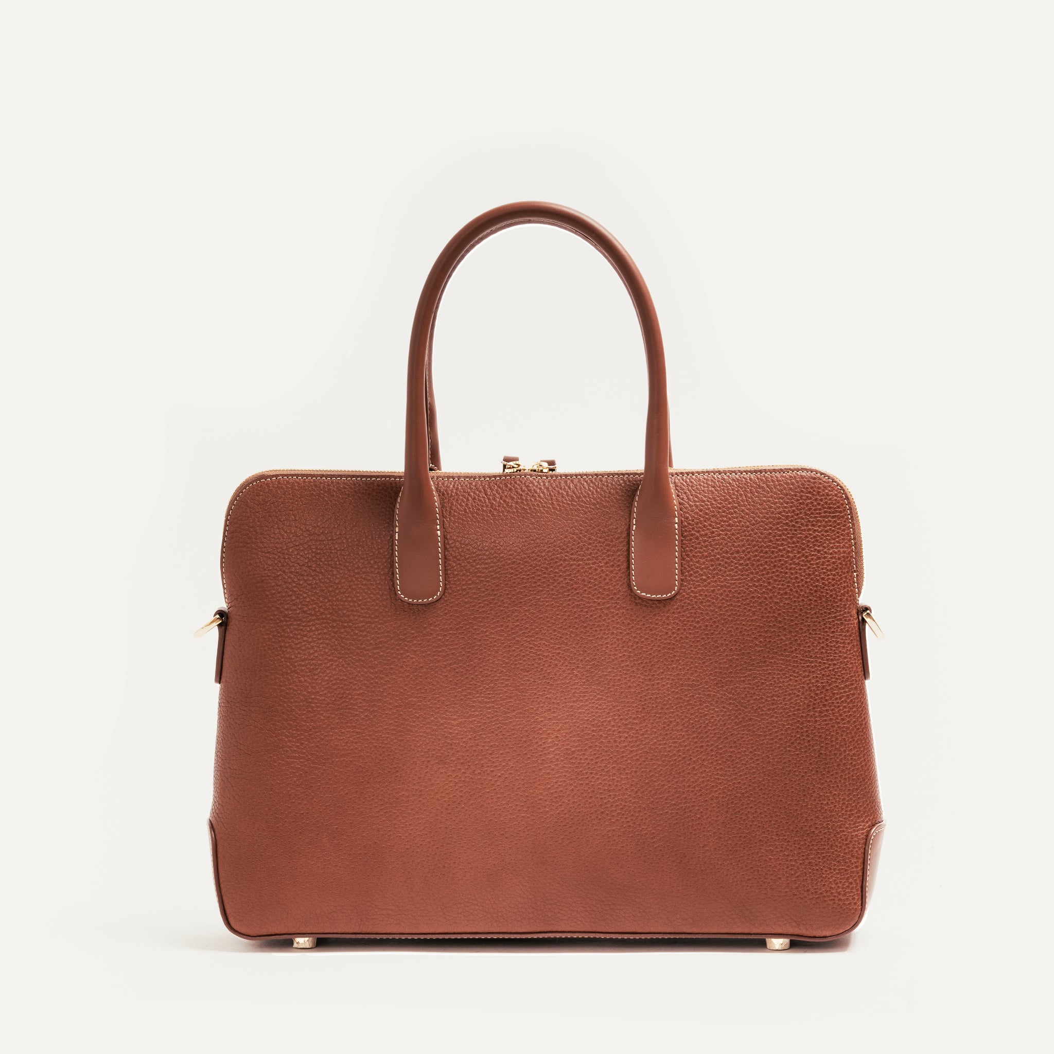 lundi Leather Briefcase | Lena Cognac