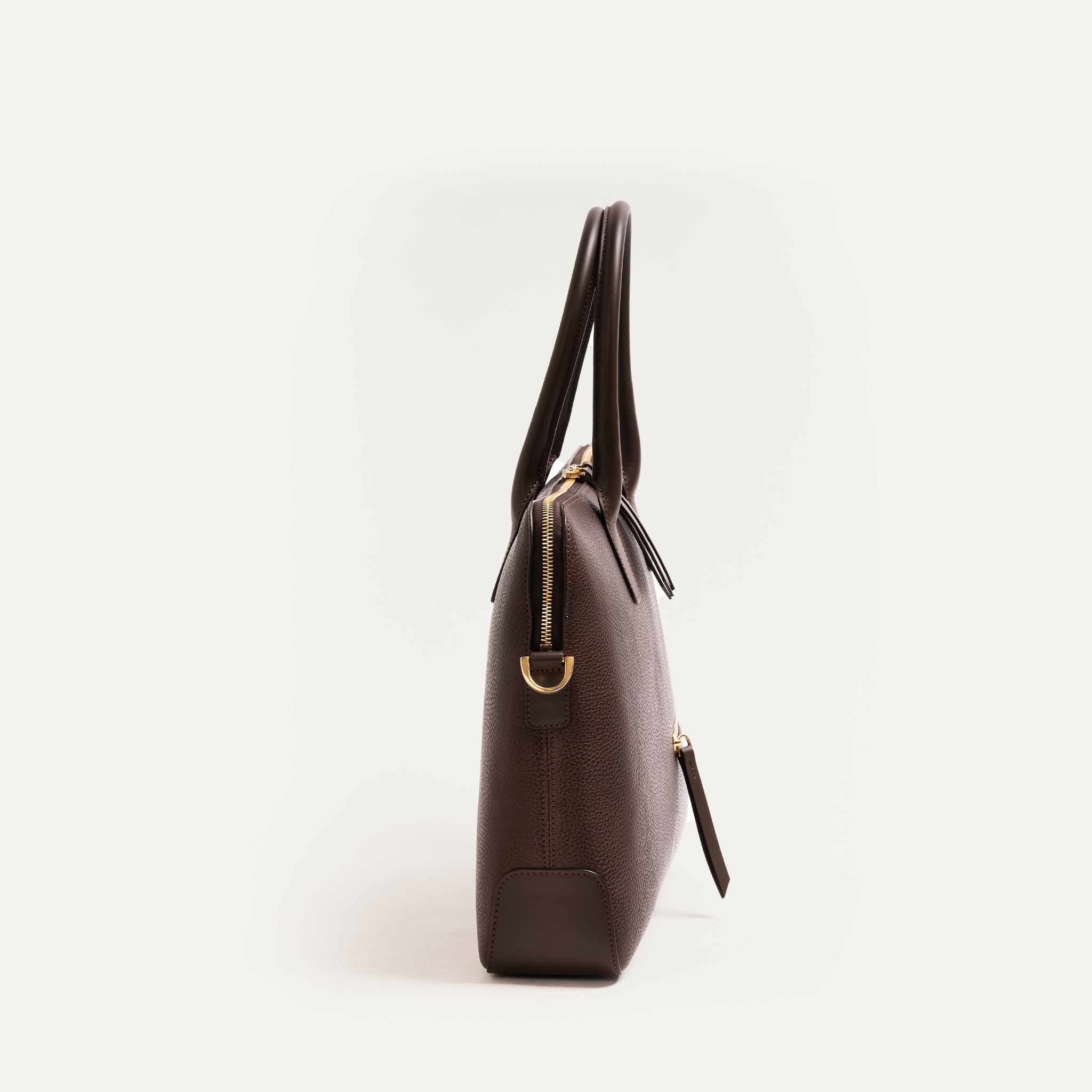 lundi Leather Briefcase | Lena Chestnut