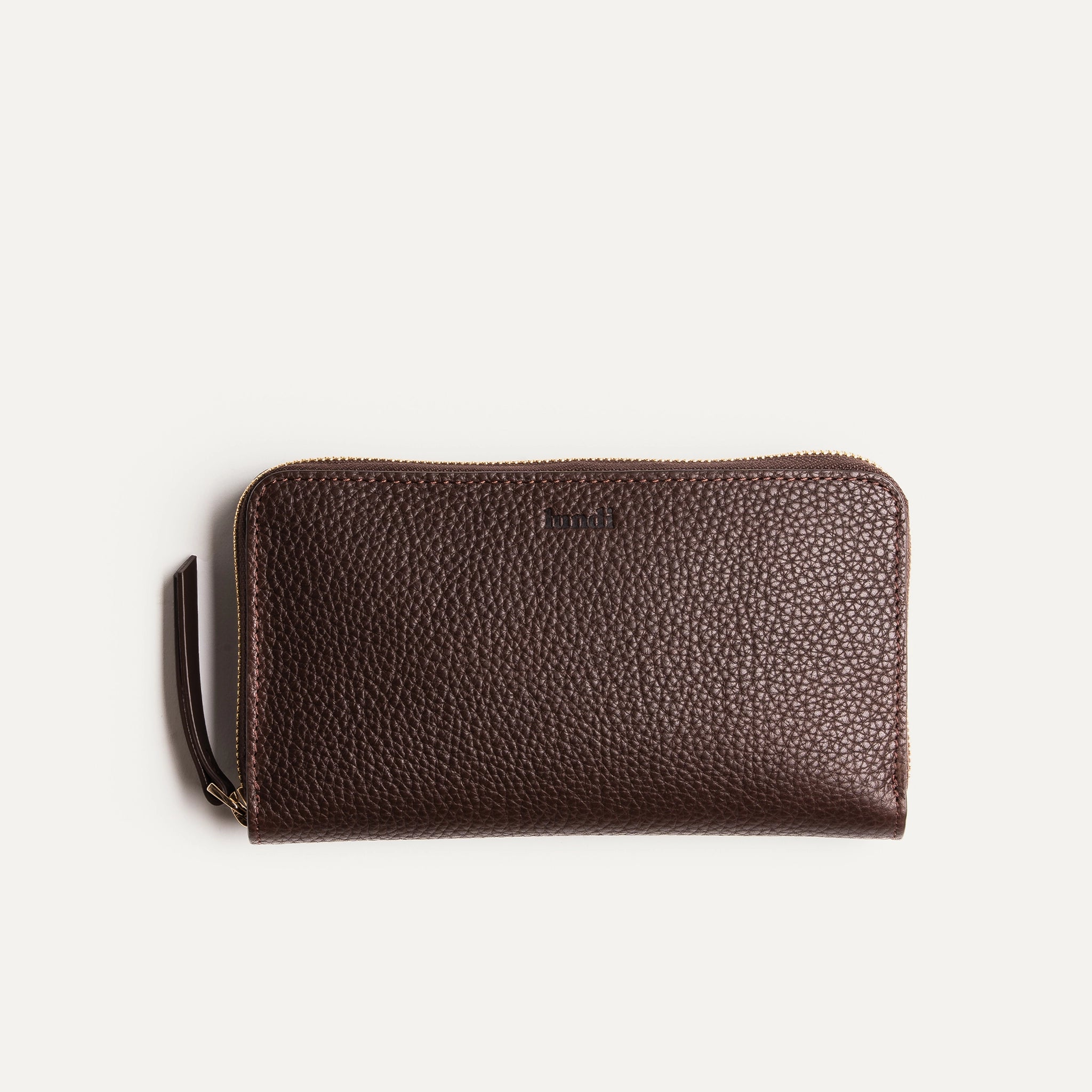 compagnon femme cuir grainé marron