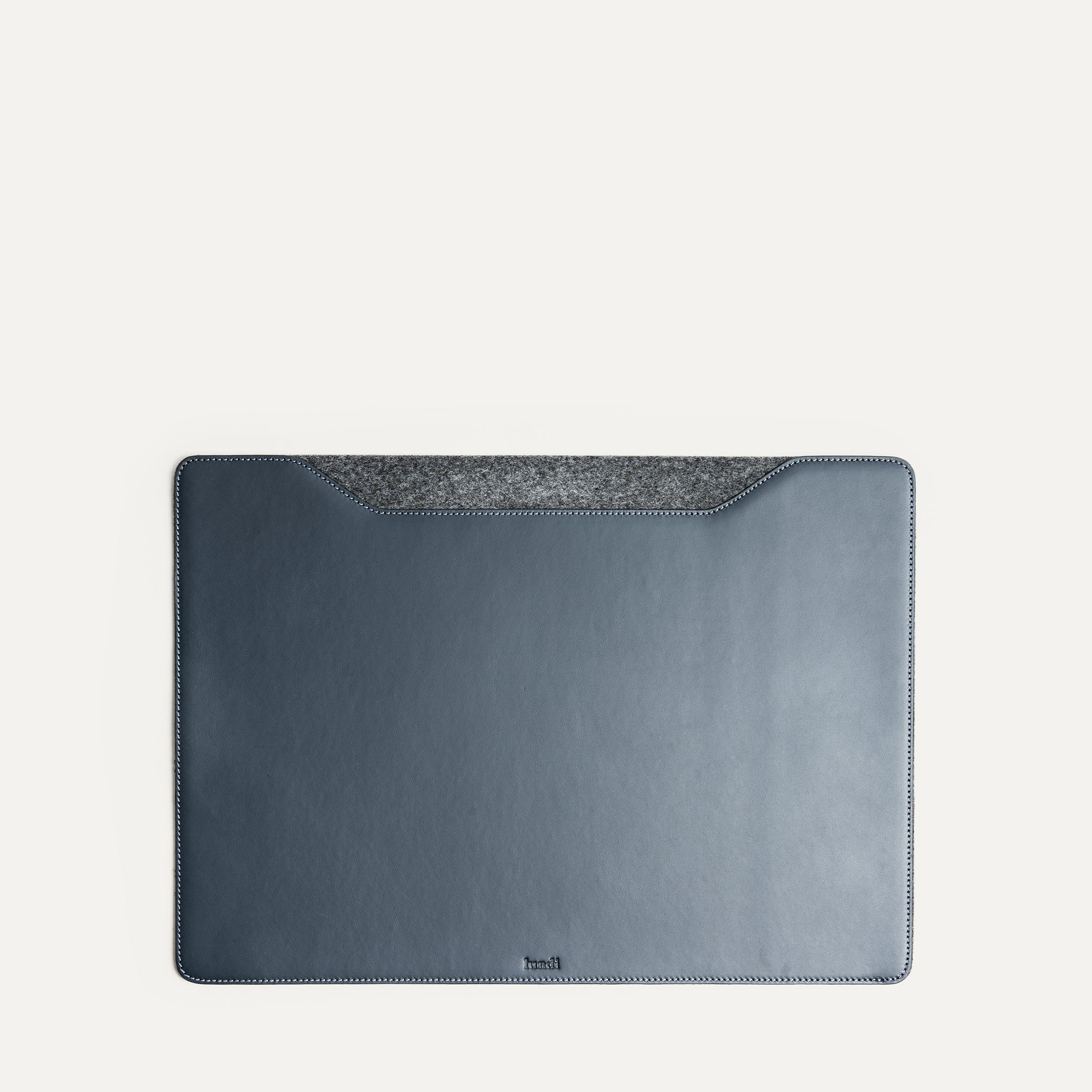 Leather Desk Mat - M Size | LEO Black