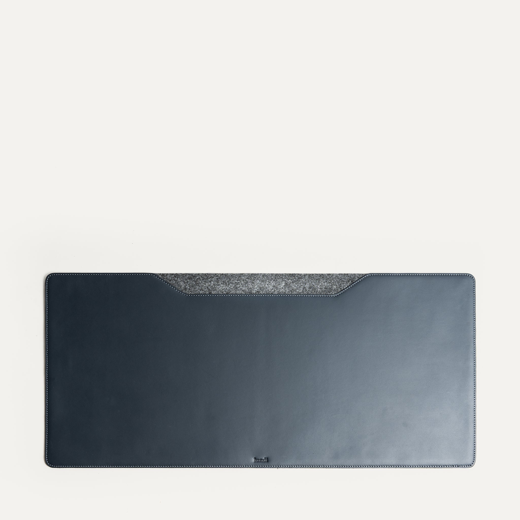 Leather Desk Mat - L Size | LILIO Navy