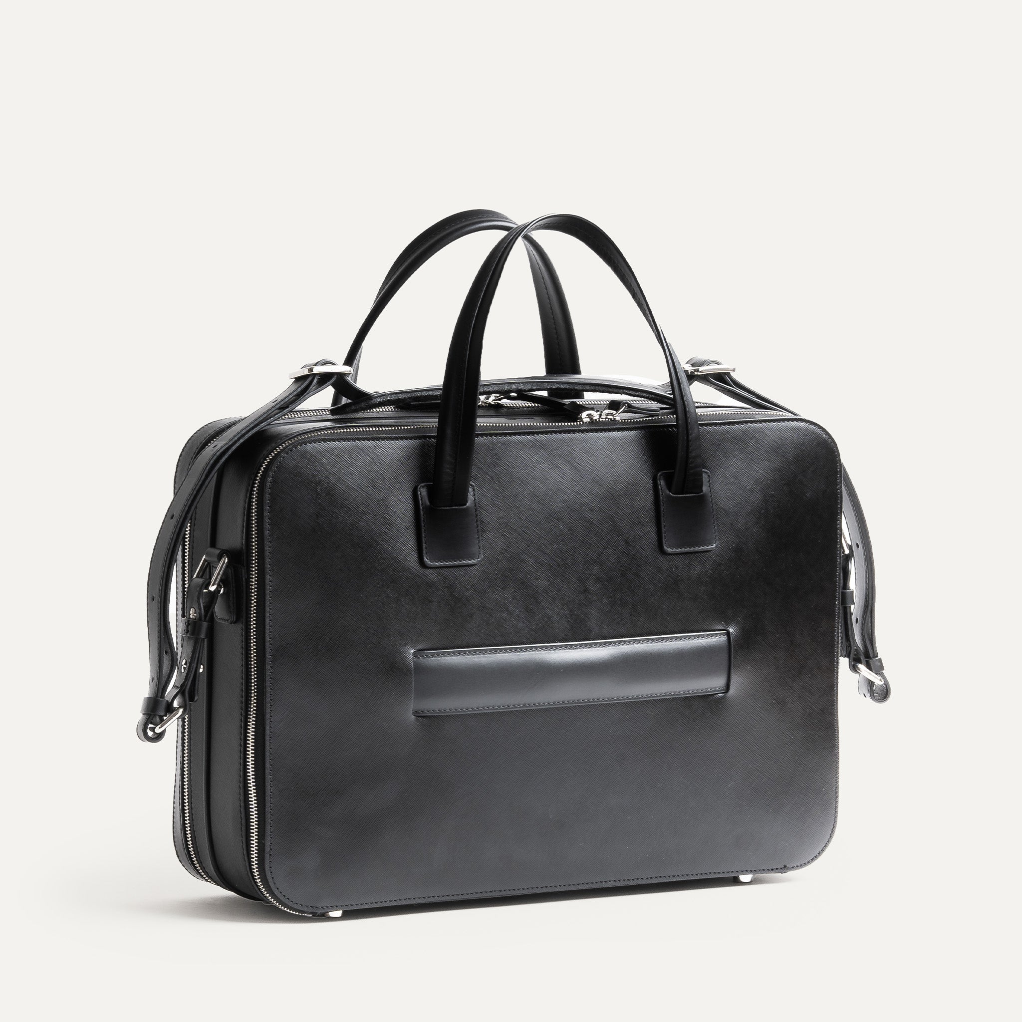 Portefeuille Dragonne Pour Homme En Cuir PU - 21x12x2,5 Cm - Organisateur Avec Fermeture éclair Pour Pièces, Cartes, Téléphone - 13
