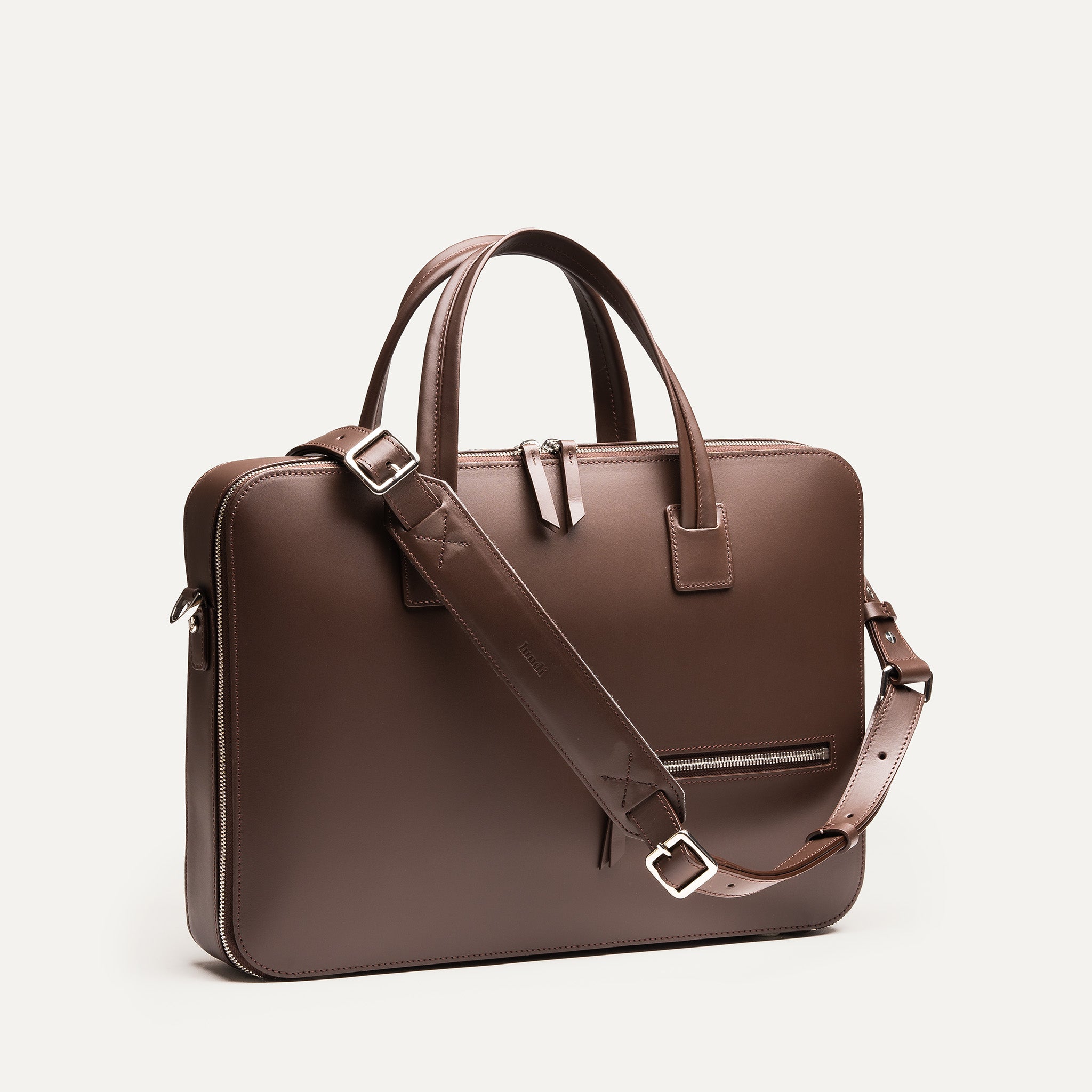 Laptop Bag Porte Document Homme Boss ALESSANDRO II Chestnut