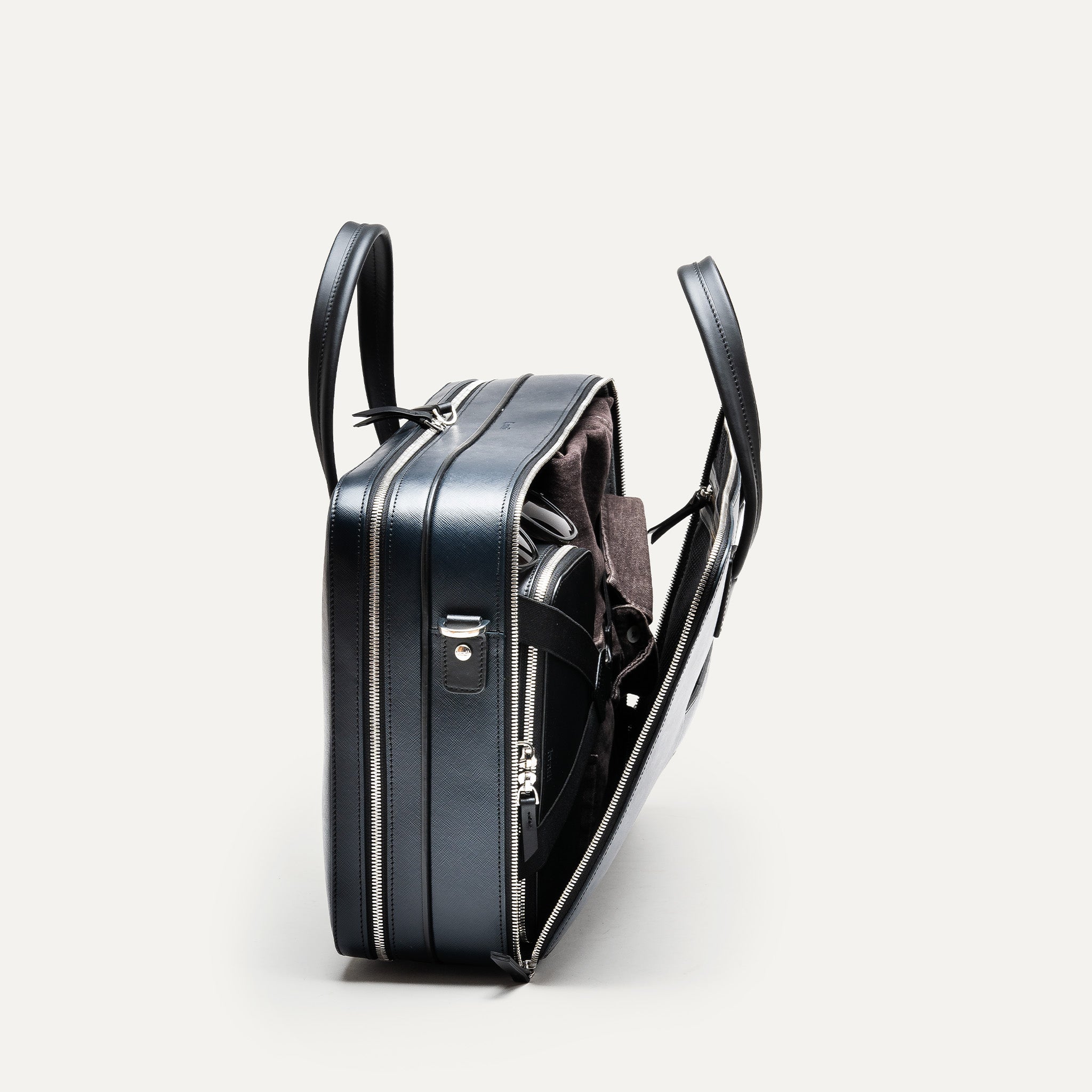 Saffiano leather laptop bag 13 to 17 inches | lundi - CARDIGNAC