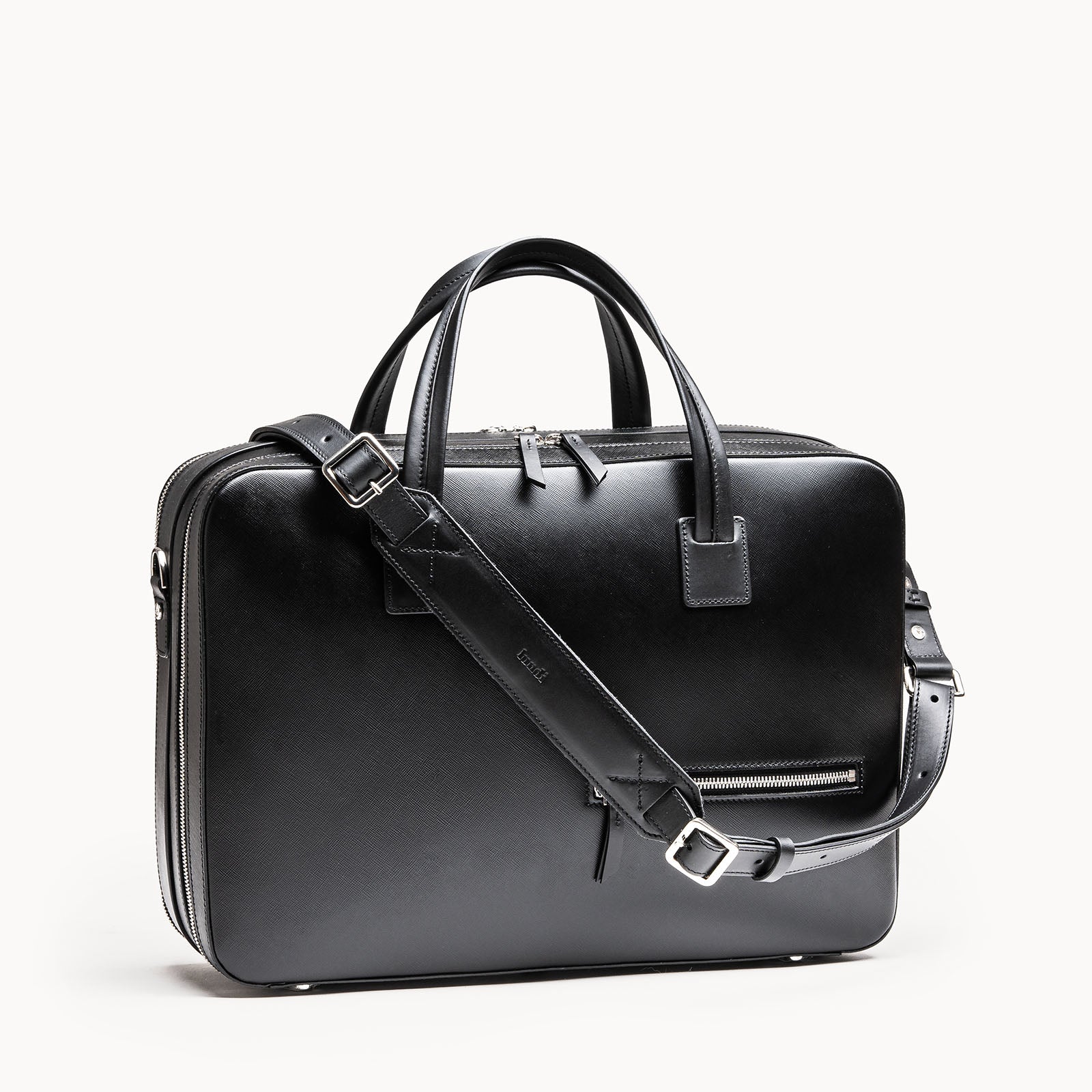 「lundi store 」 Saffiano leather laptop briefcase 13 to 17 inches | lundi - CARDIGNAC