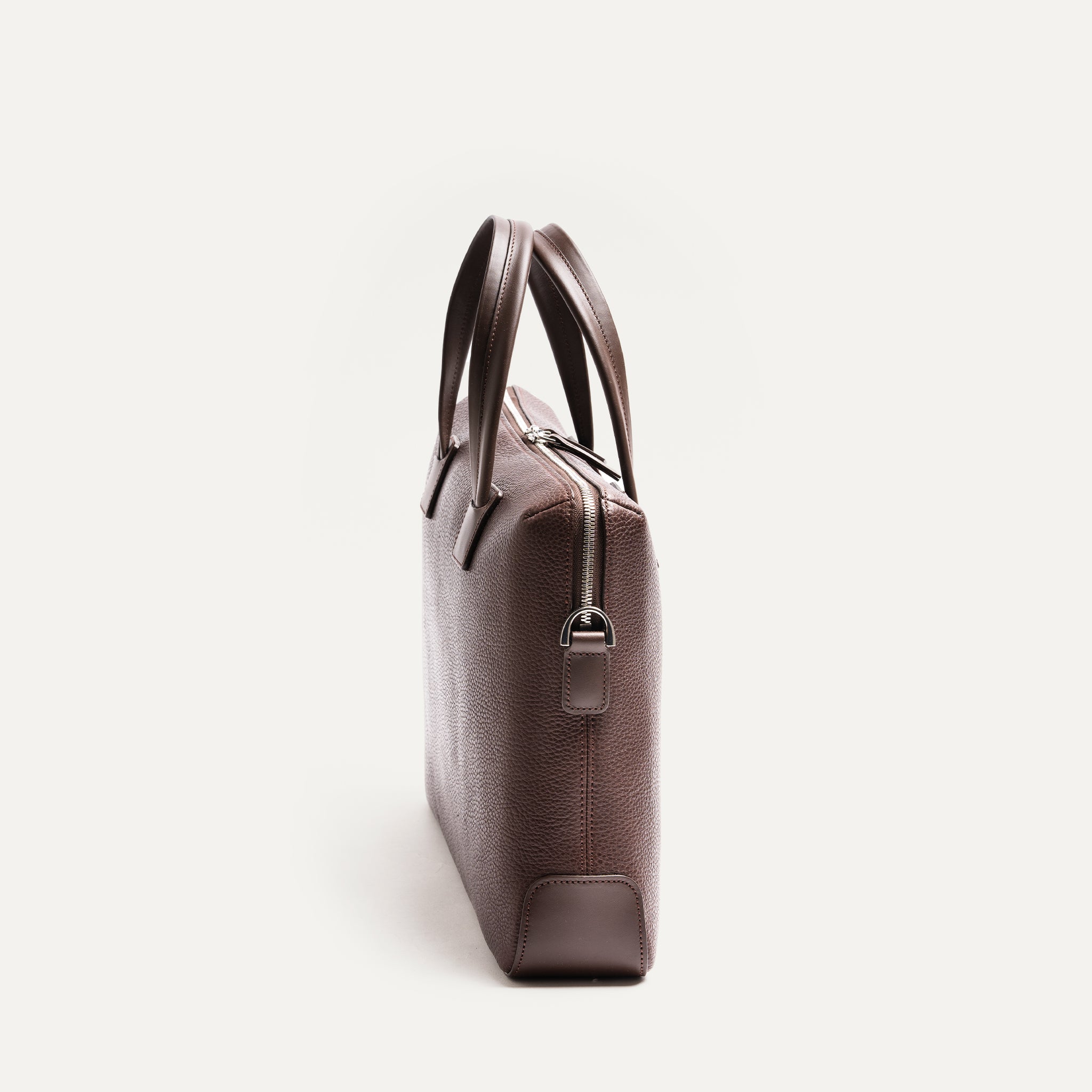 lundi Leather Briefcase | Valentin Chestnut