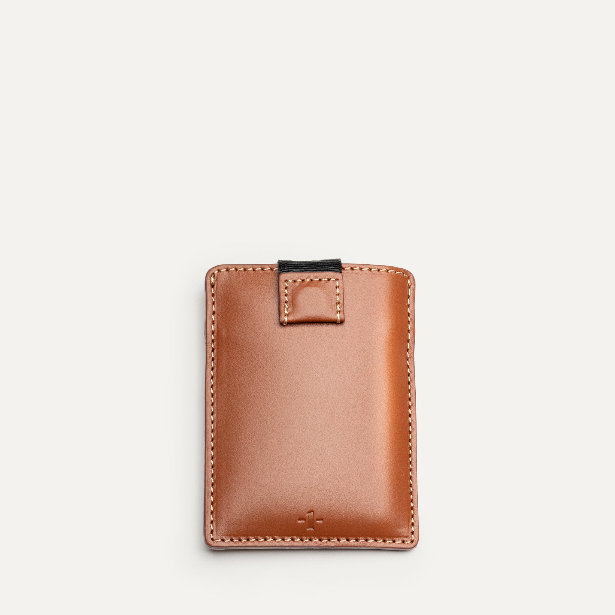 Vegetable tanned leather card case lundi LOUIS
