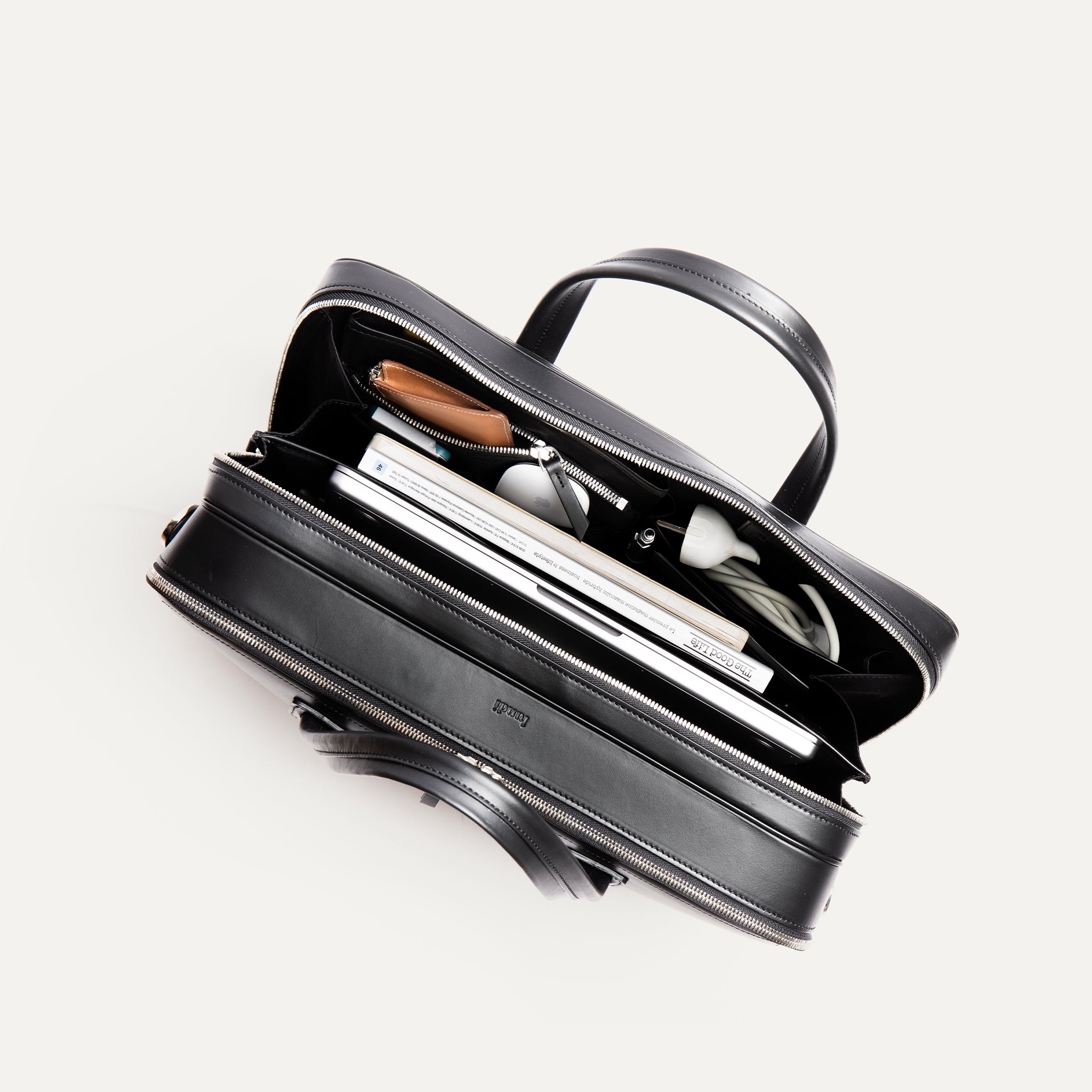 Sac ordinateur 36 heures lundi | BELLECOURT Black