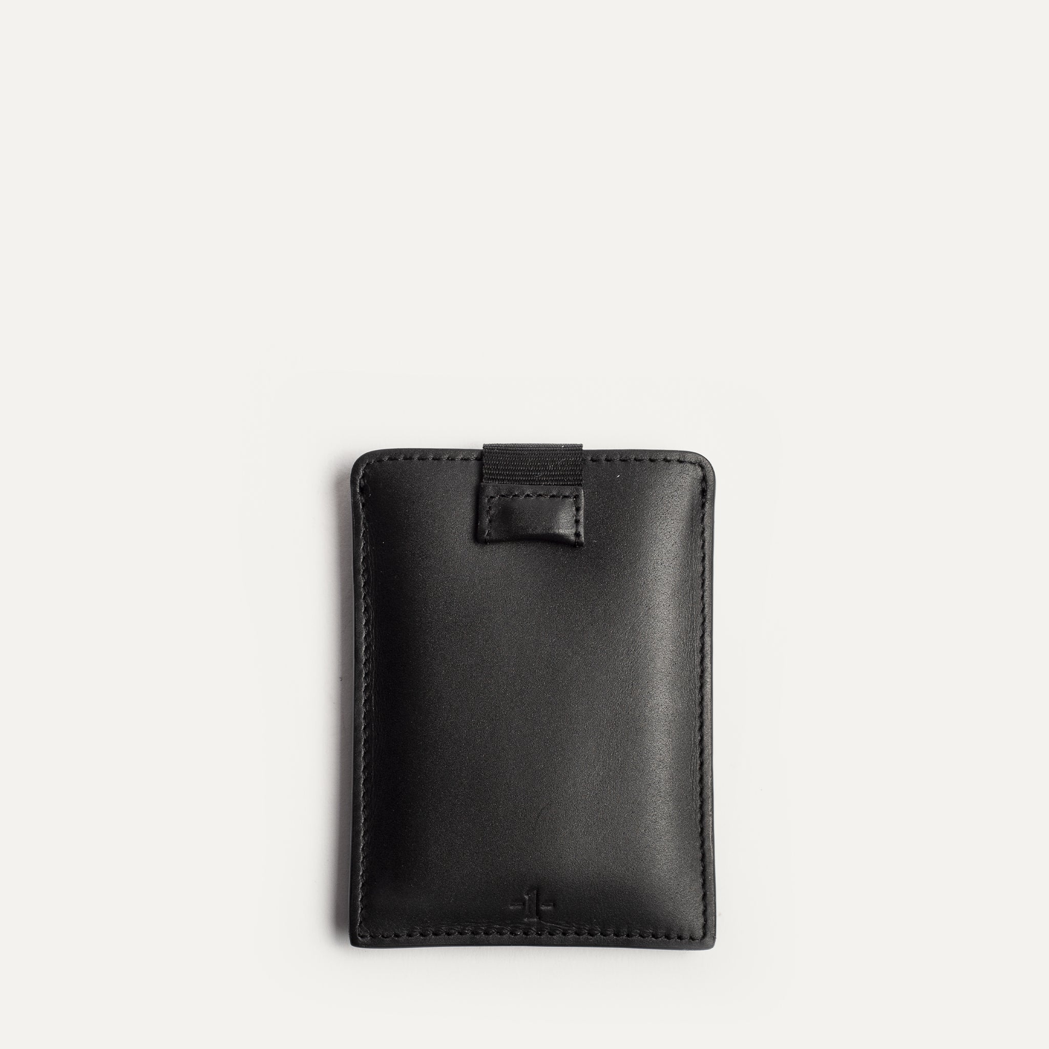 lundi leather card holder | LOUIS Black