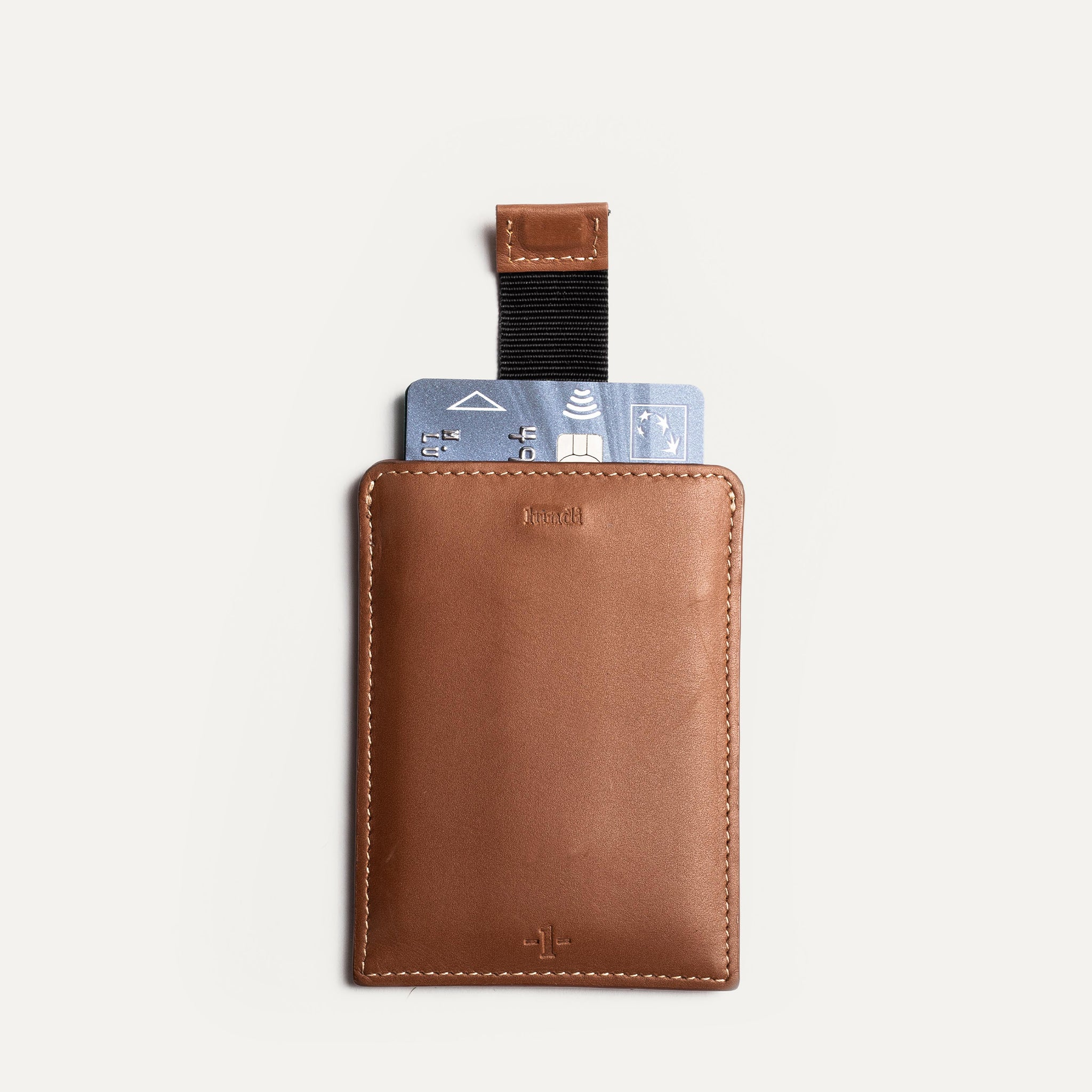 lundi leather card holder | LOUIS Cognac